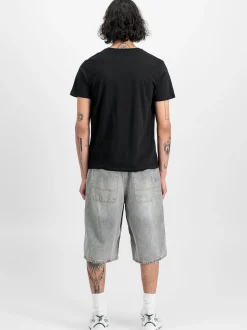 Alpha Industries Herren T-Shirts im 2er-Pack in schwarz