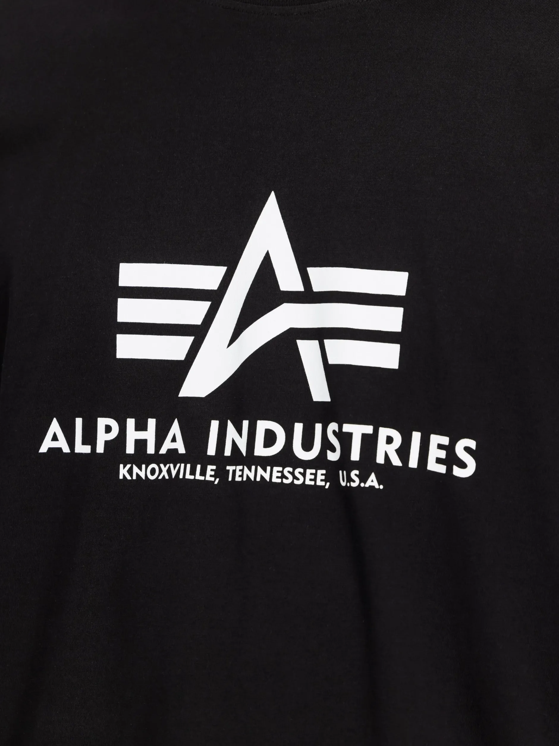 Alpha Industries Herren T-Shirts im 2er-Pack in schwarz