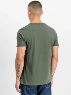Alpha Industries Herren T-Shirt in oliv