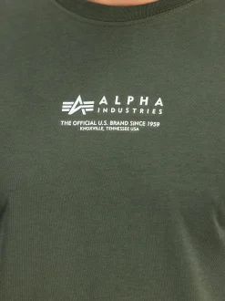 Alpha Industries Herren T-Shirt in oliv