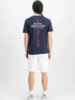 Alpha Industries Herren T-Shirt in marine