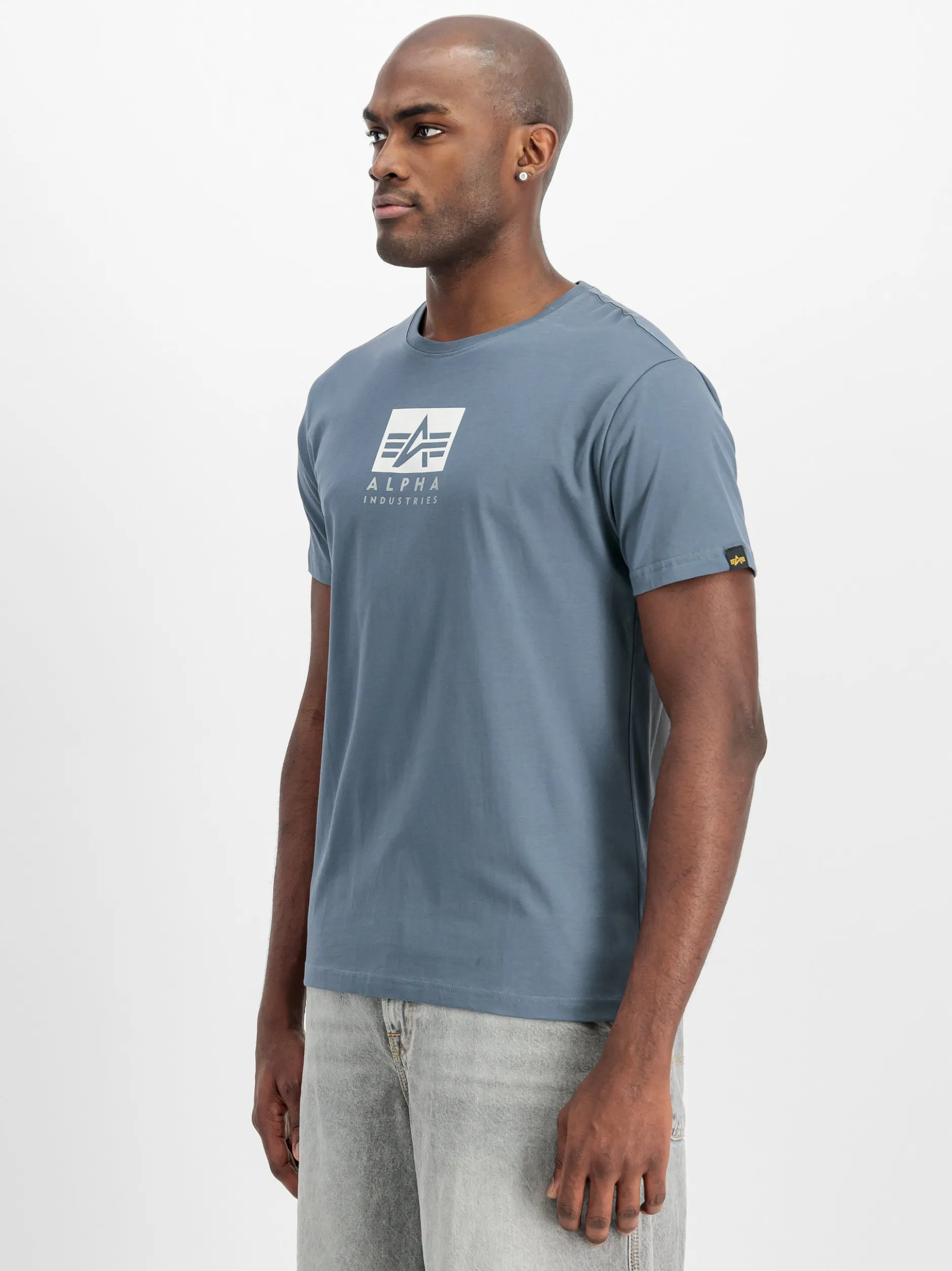 Alpha Industries Herren T-Shirt in denim