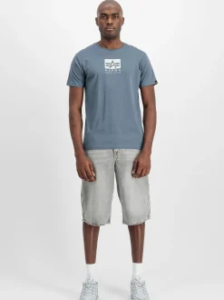 Alpha Industries Herren T-Shirt in denim