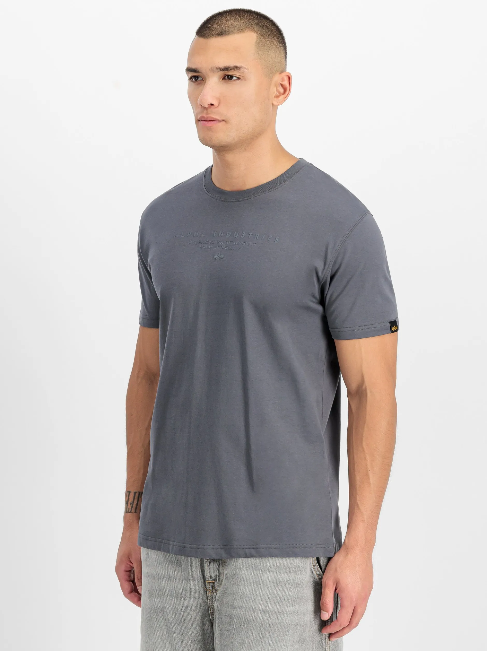 Alpha Industries Herren T-Shirt in grau