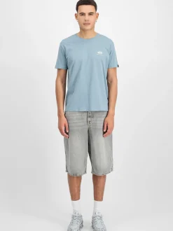 Alpha Industries Herren T-Shirt in blue stone