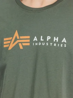 Alpha Industries Herren T-Shirt in oliv