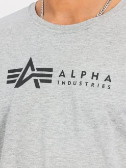 Alpha Industries Herren T-Shirt in grau