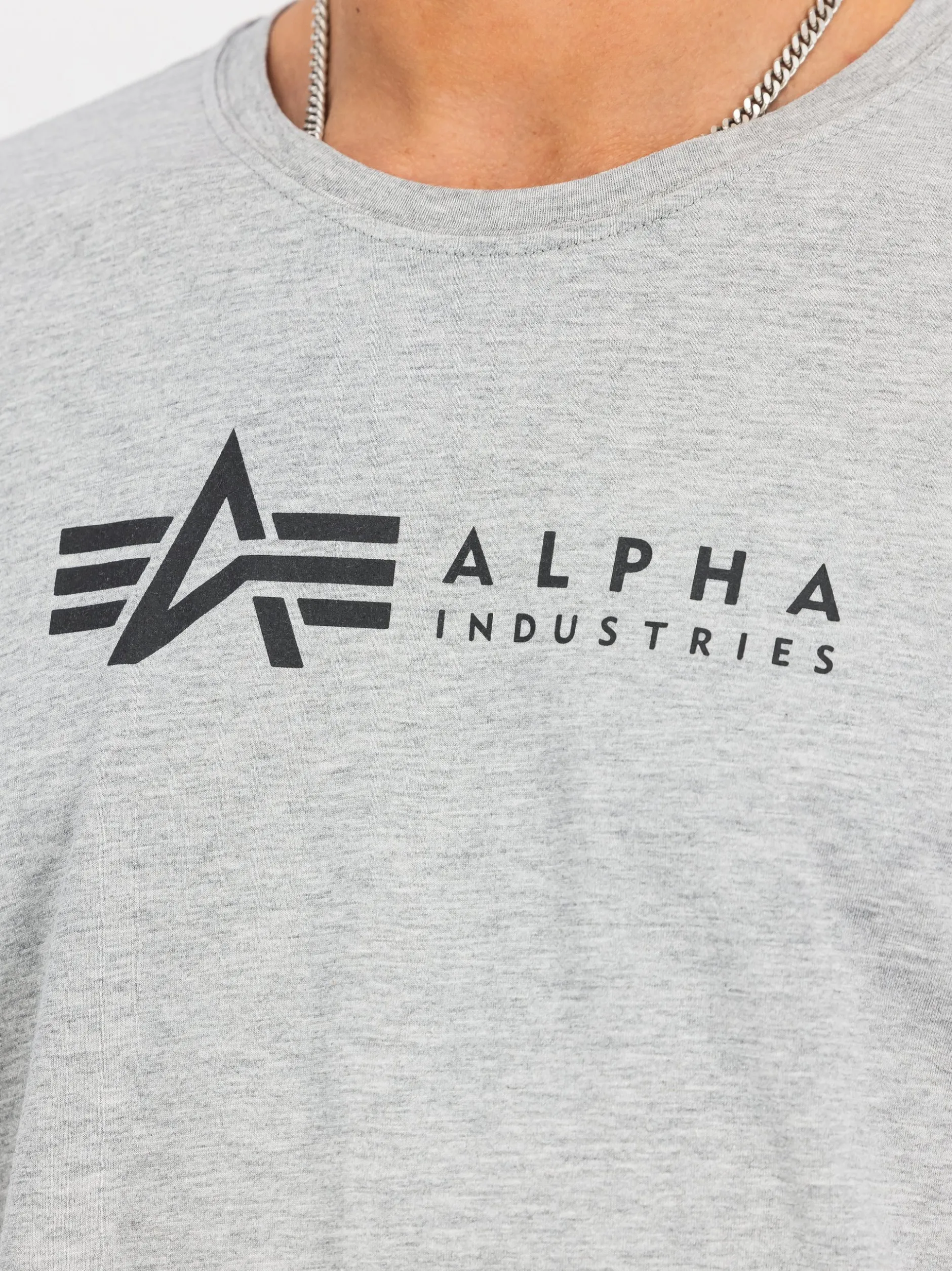 Alpha Industries Herren T-Shirt in grau