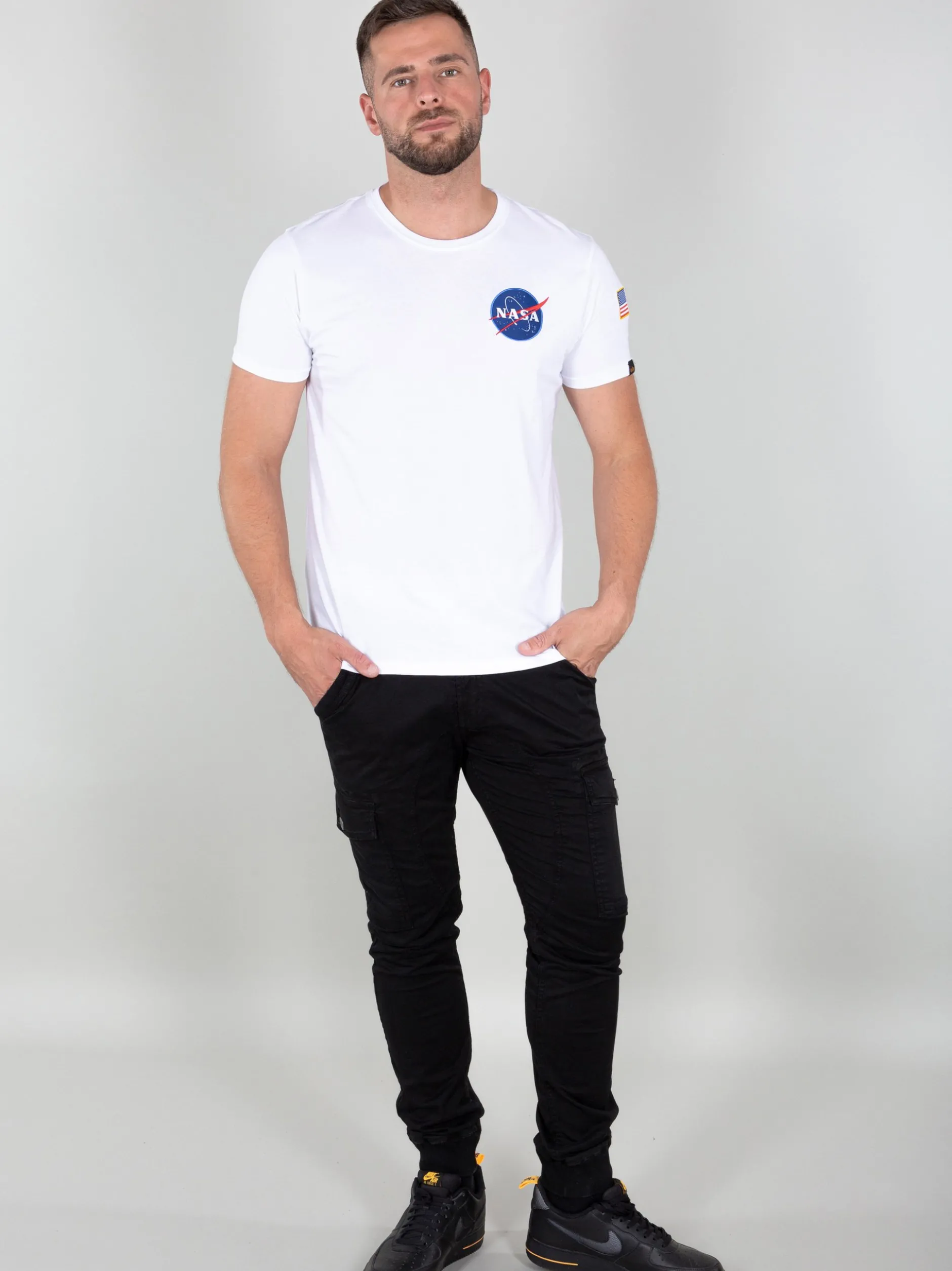 Alpha Industries Herren T-Shirt in weiß