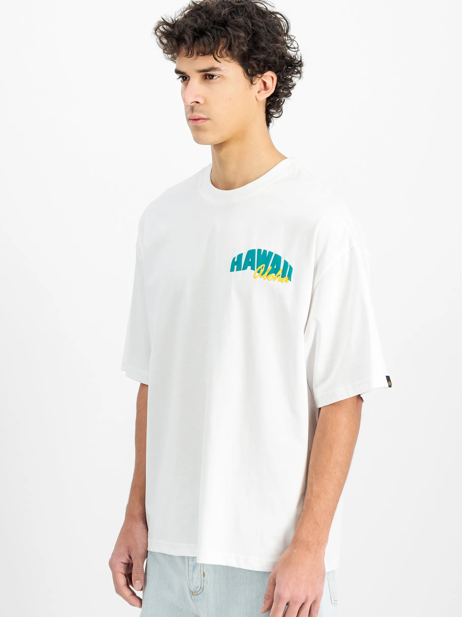 Alpha Industries Herren T-Shirt in weiß