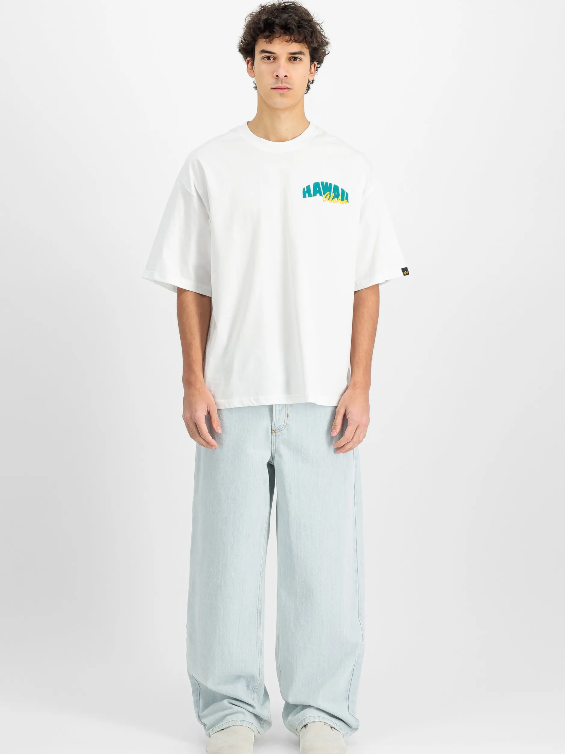 Alpha Industries Herren T-Shirt in weiß