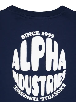 Alpha Industries Kinder T-Shirt in blau