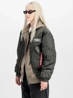 Alpha Industries Unisex Bomberjacke in schlamm