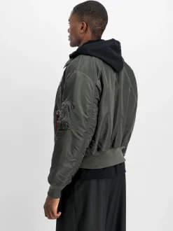 Alpha Industries Unisex Bomberjacke in schlamm