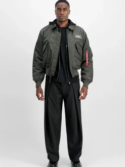 Alpha Industries Unisex Bomberjacke in schlamm