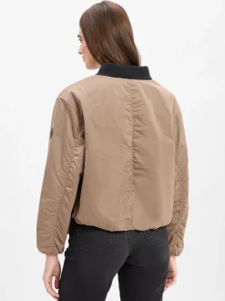 Amber & June Damen Blouson-Jacke in taupe