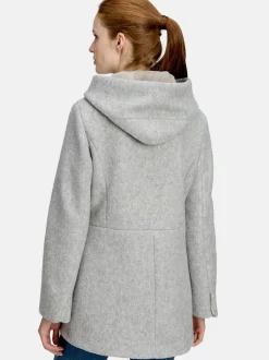 Amber & June Damen Winterjacke in grau
