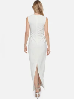 Ambiance Damen Abendkleid in ecru - Ausschnitt: Rundhals