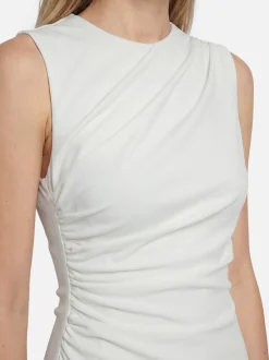 Ambiance Damen Abendkleid in ecru - Ausschnitt: Rundhals