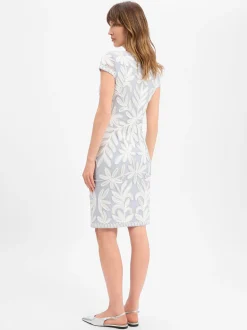 Ambiance Damen Abendkleid in hellgrau ecru
