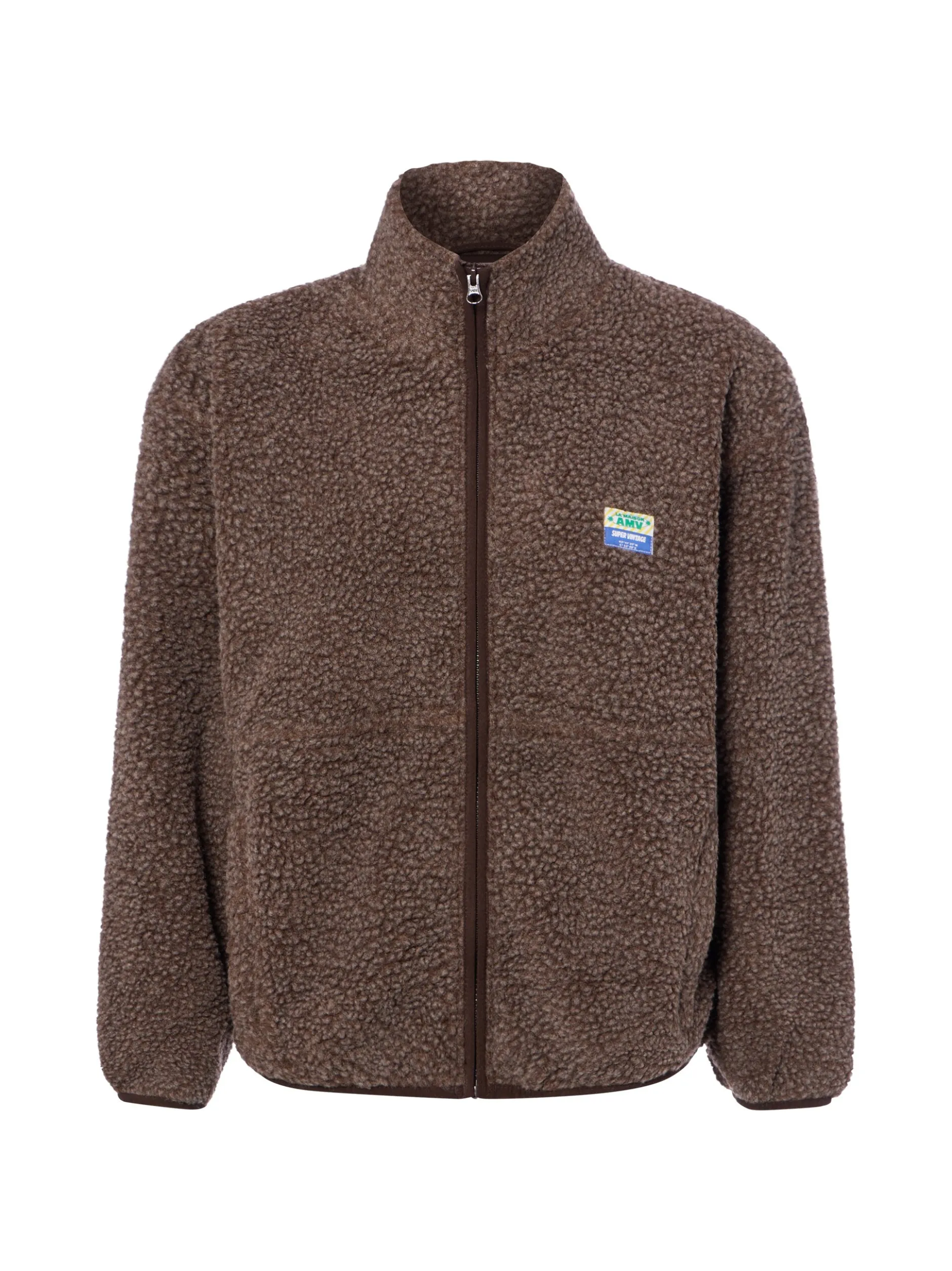 american vintage Damen Fleecejacke - Hok in schoko