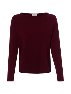 american vintage Damen Langarmshirt - Son31G in bordeaux
