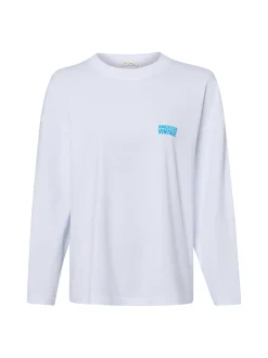 american vintage Damen Langarmshirt - Gixy in weiß