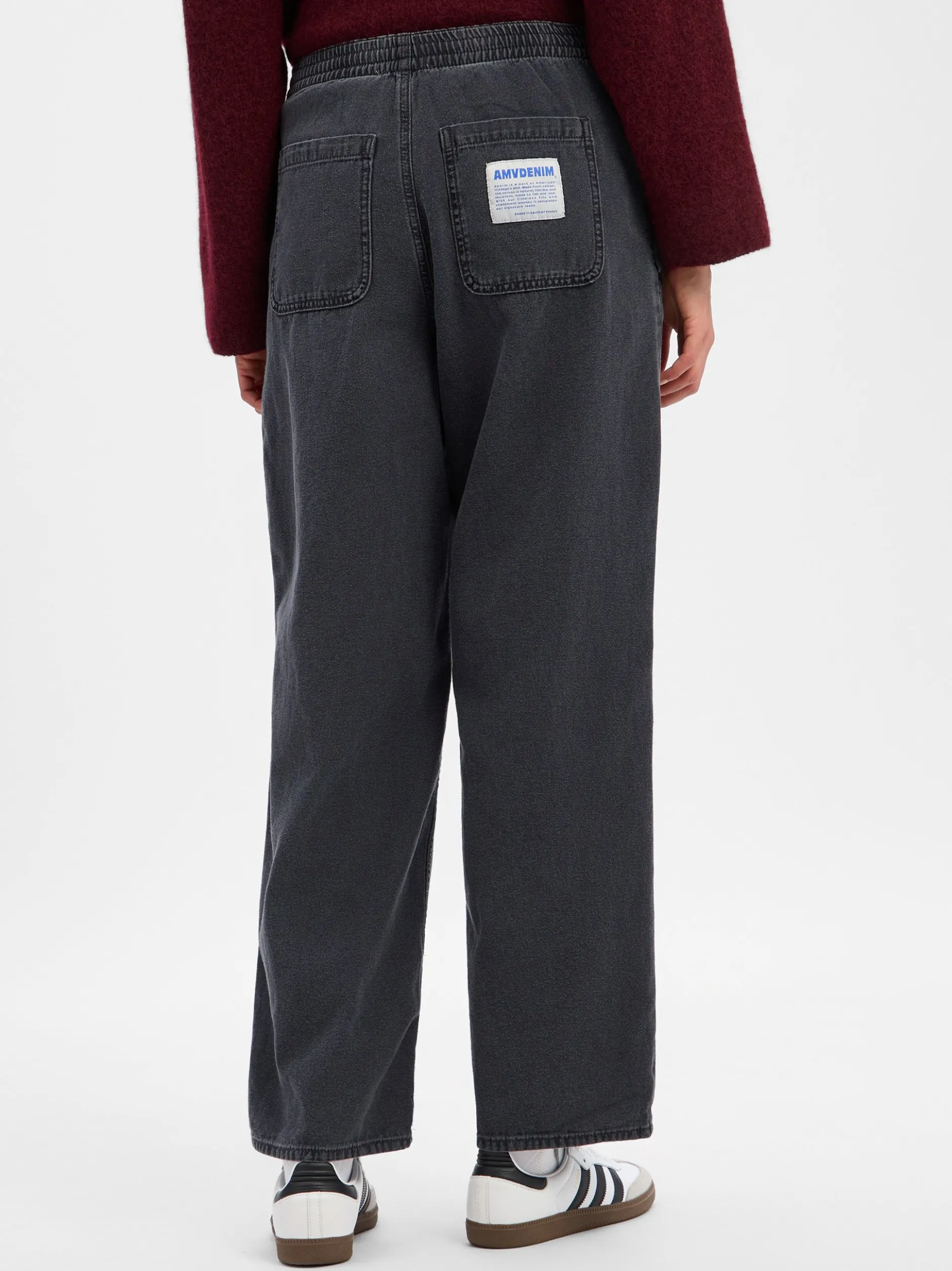 american vintage Damen Schlupfhose - Jazy in anthrazit
