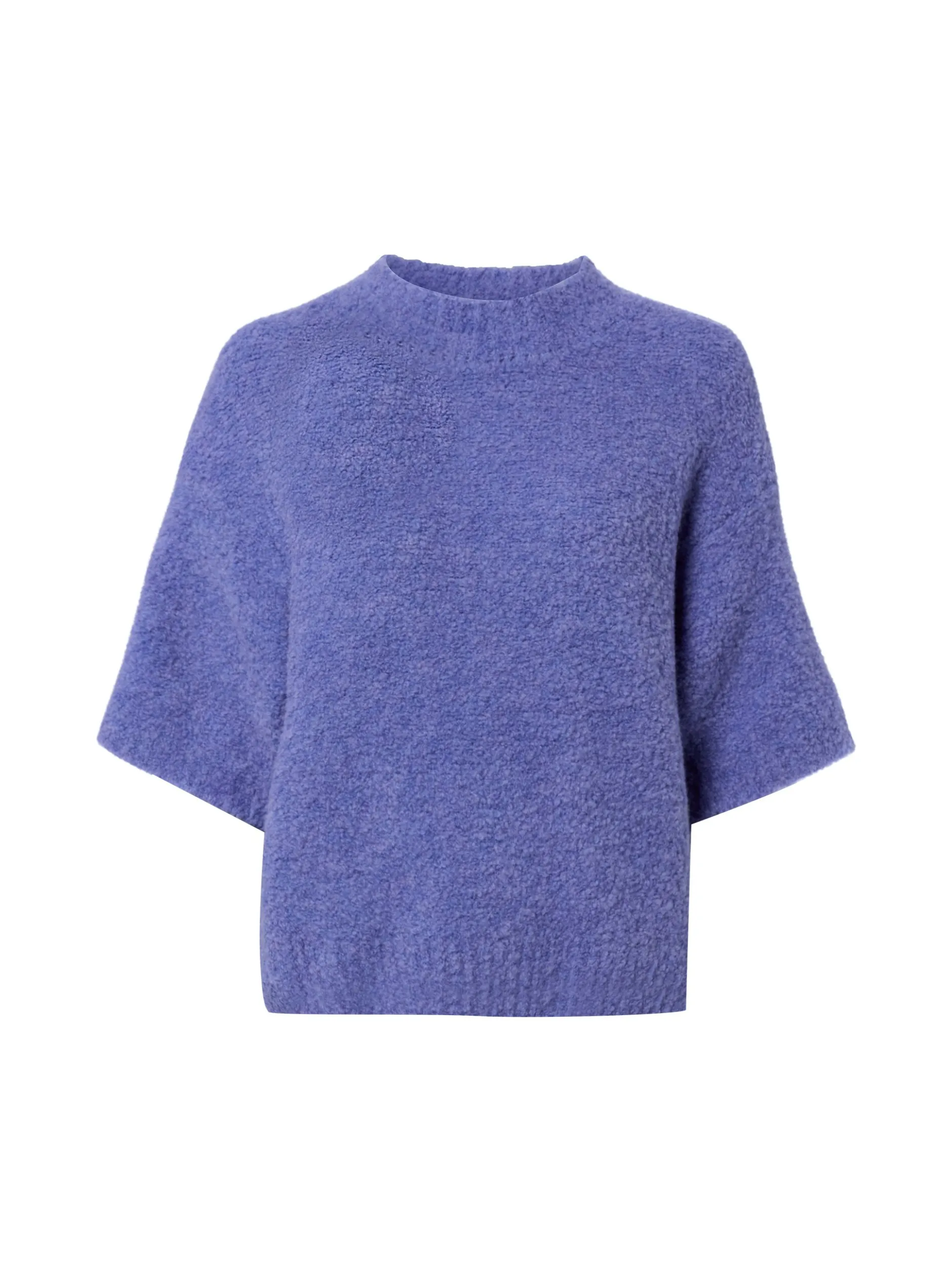 american vintage Damen Strickpullover mit Wolle und Alpaka - Zolly in flieder
