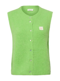 american vintage Damen Strickweste mit Alpaka-Anteil - East in gras