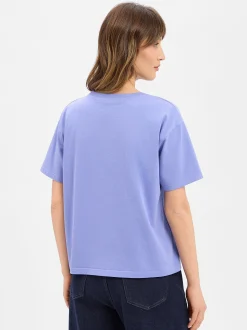 american vintage Damen T-Shirt - Fizvalley in flieder