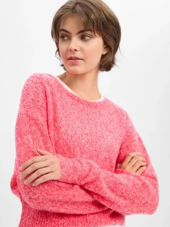 american vintage Damen Wollpullover - Nuggy in rot