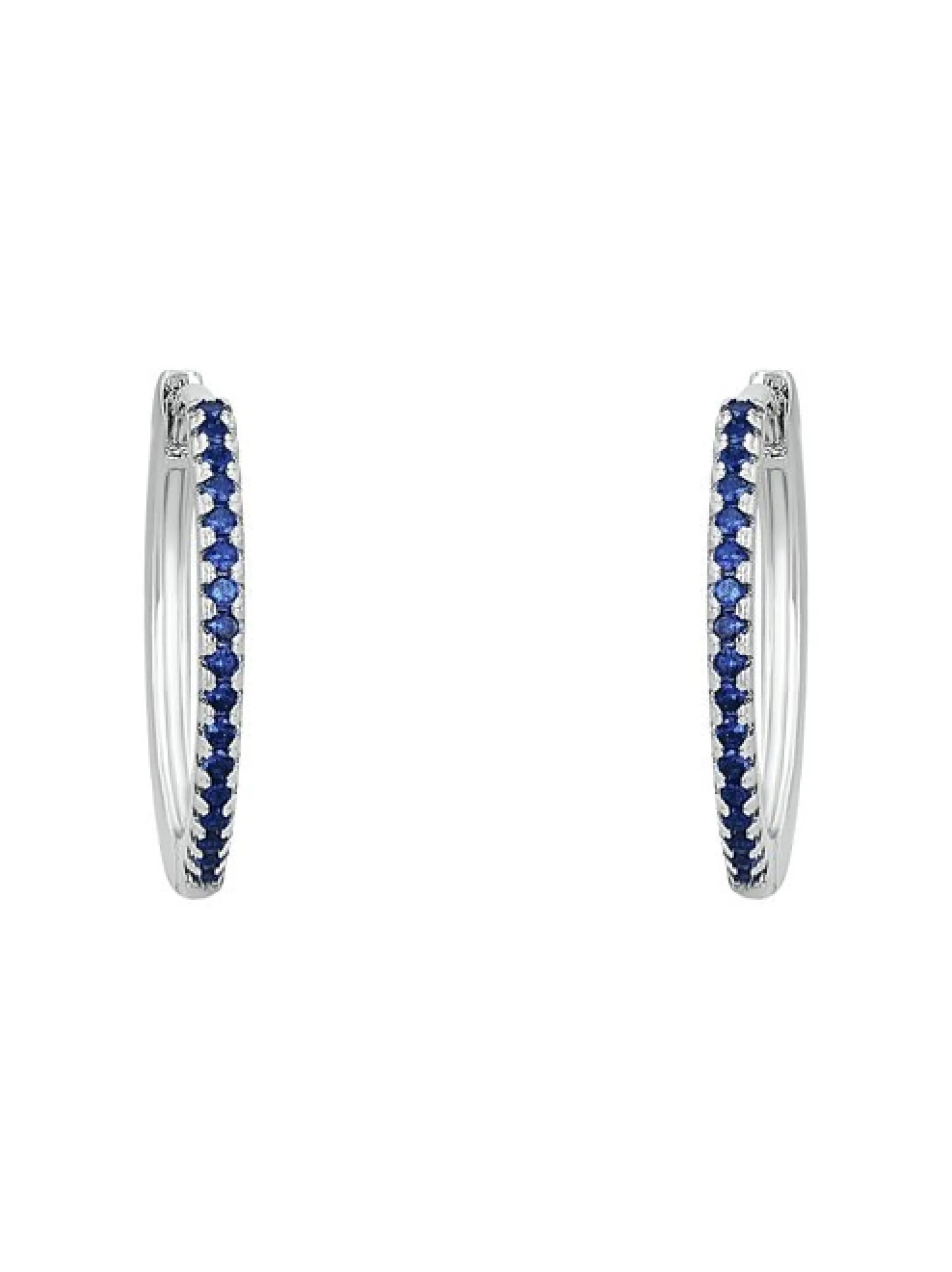 amor Damen Creolen in blau