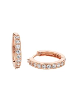 amor Damen Creolen in roségold