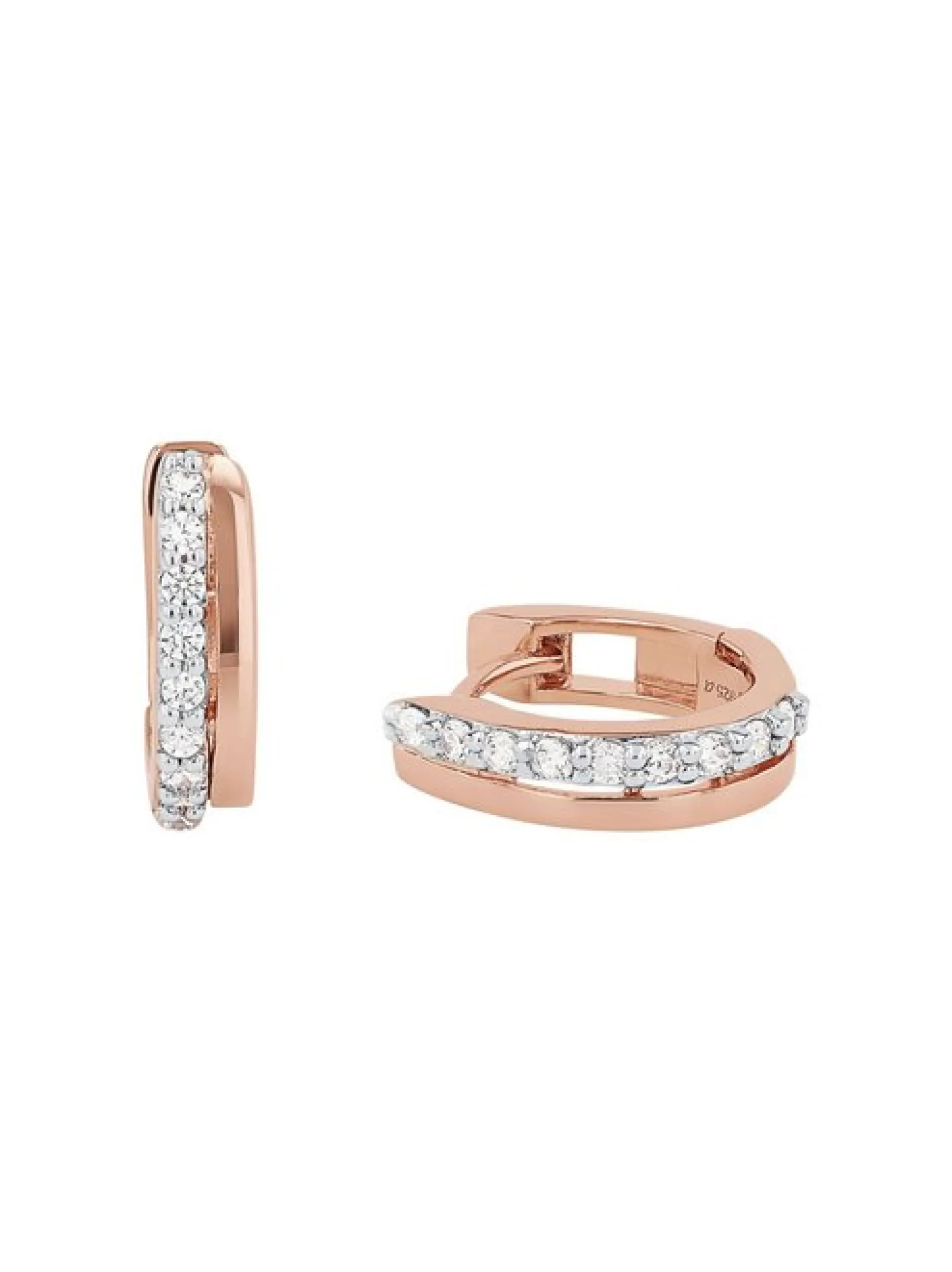 amor Damen Creolen in roségold