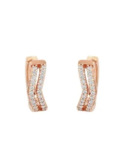 amor Damen Creolen in roségold