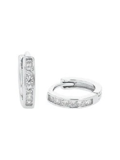 amor Damen Creolen in silber