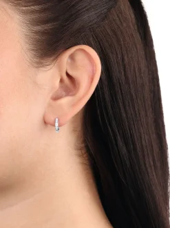 amor Damen Creolen in silber