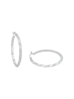 amor Damen Creolen in silber