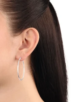 amor Damen Creolen in silber