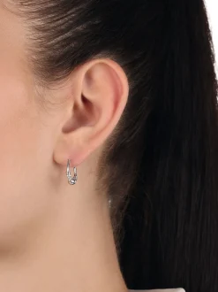 amor Damen Creolen in silber