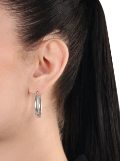amor Damen Creolen in silber