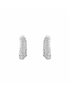 amor Damen Creolen in silber