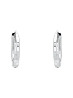amor Damen Creolen in silber