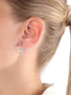 amor Damen Creolen in silber