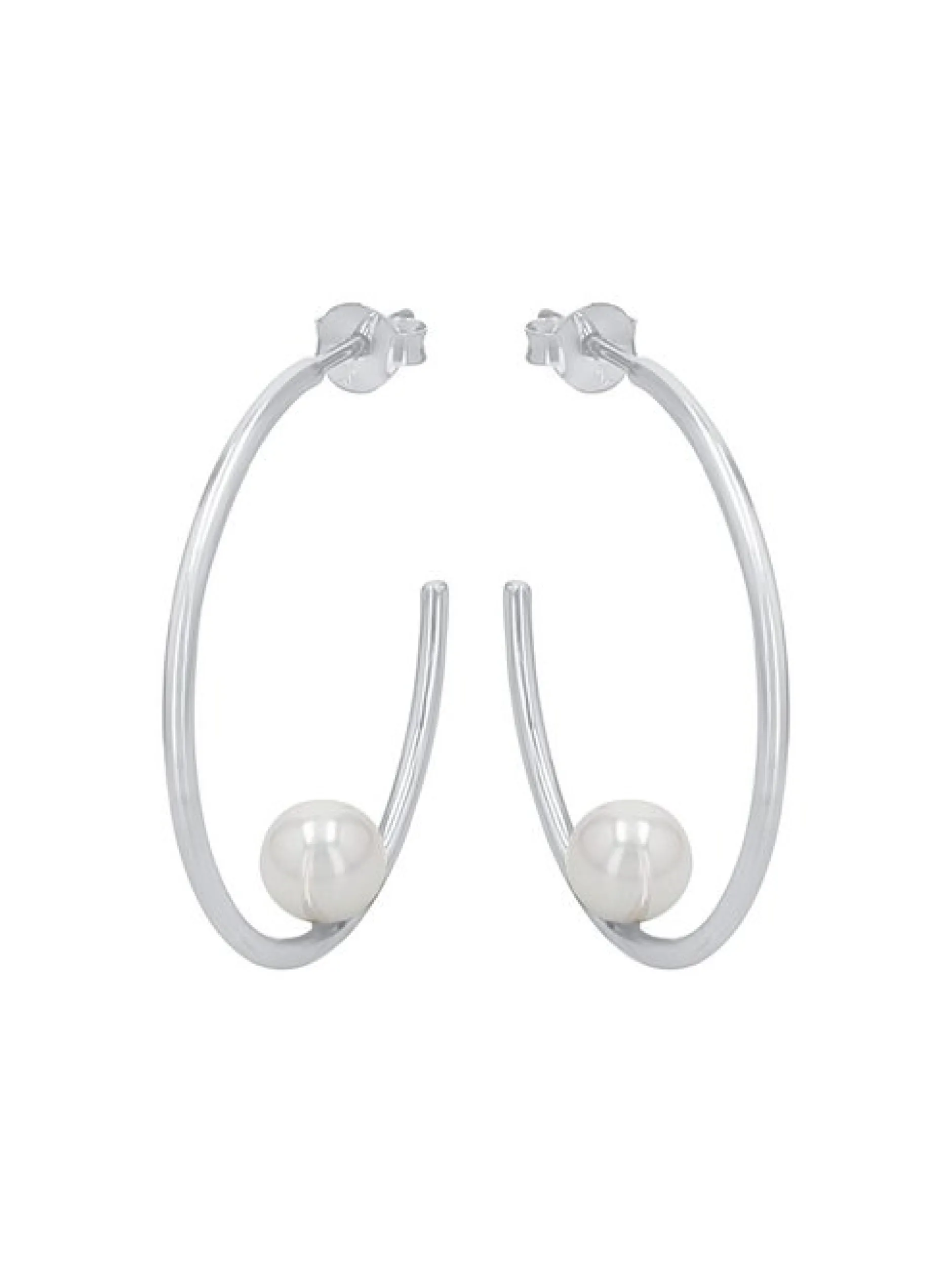 amor Damen Creolen in silber