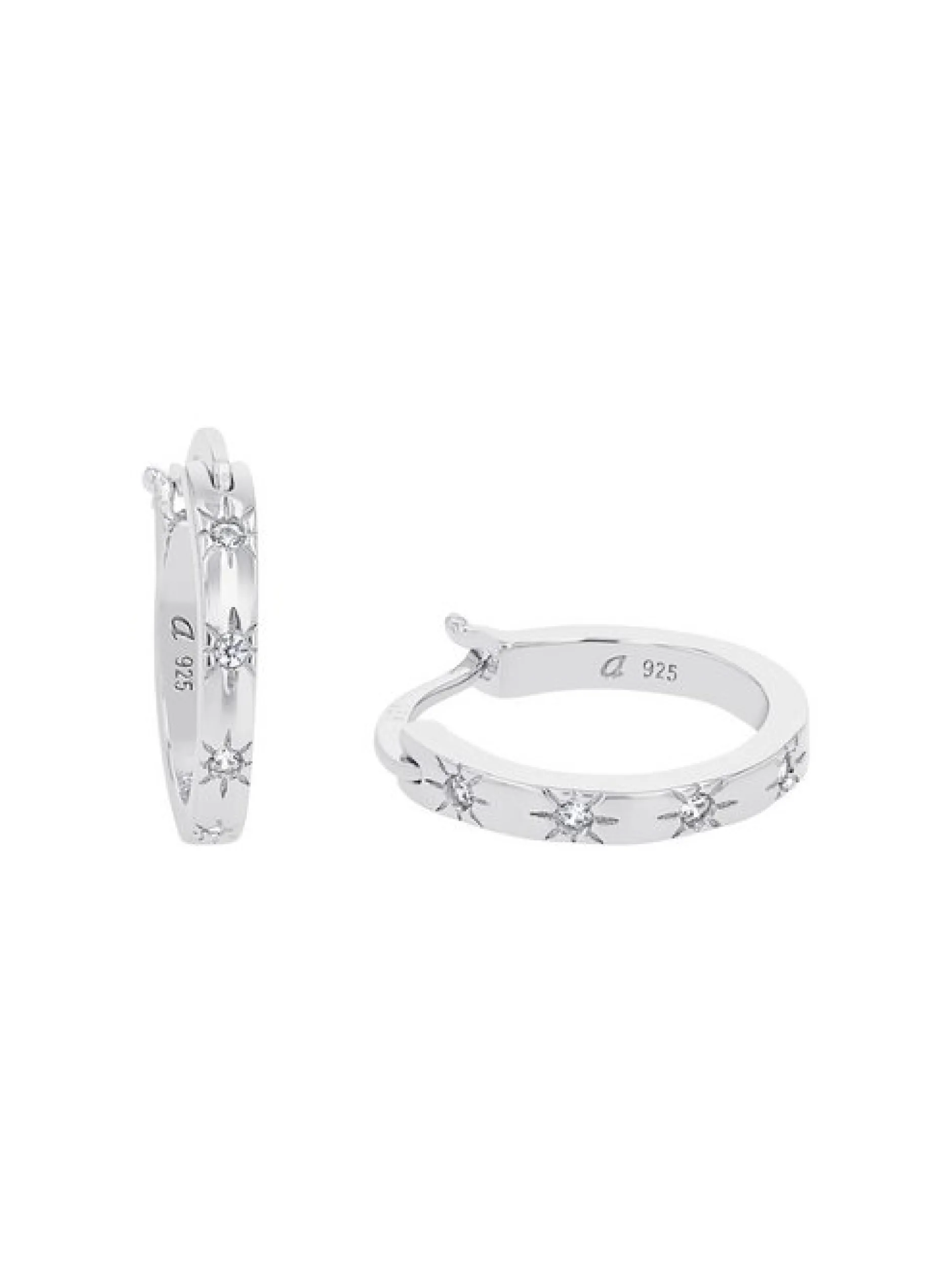amor Damen Creolen in silber