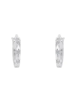 amor Damen Creolen in silber
