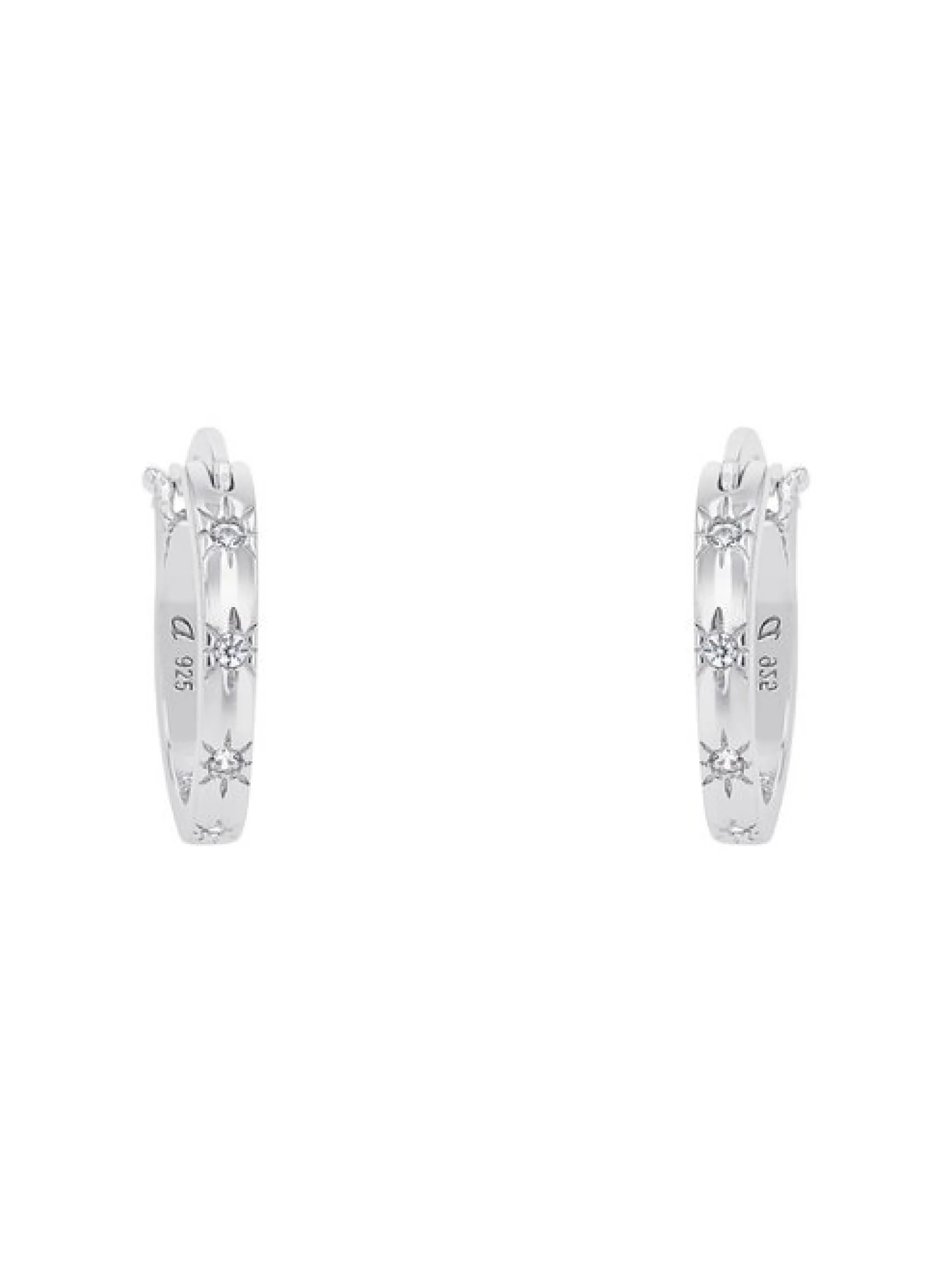 amor Damen Creolen in silber