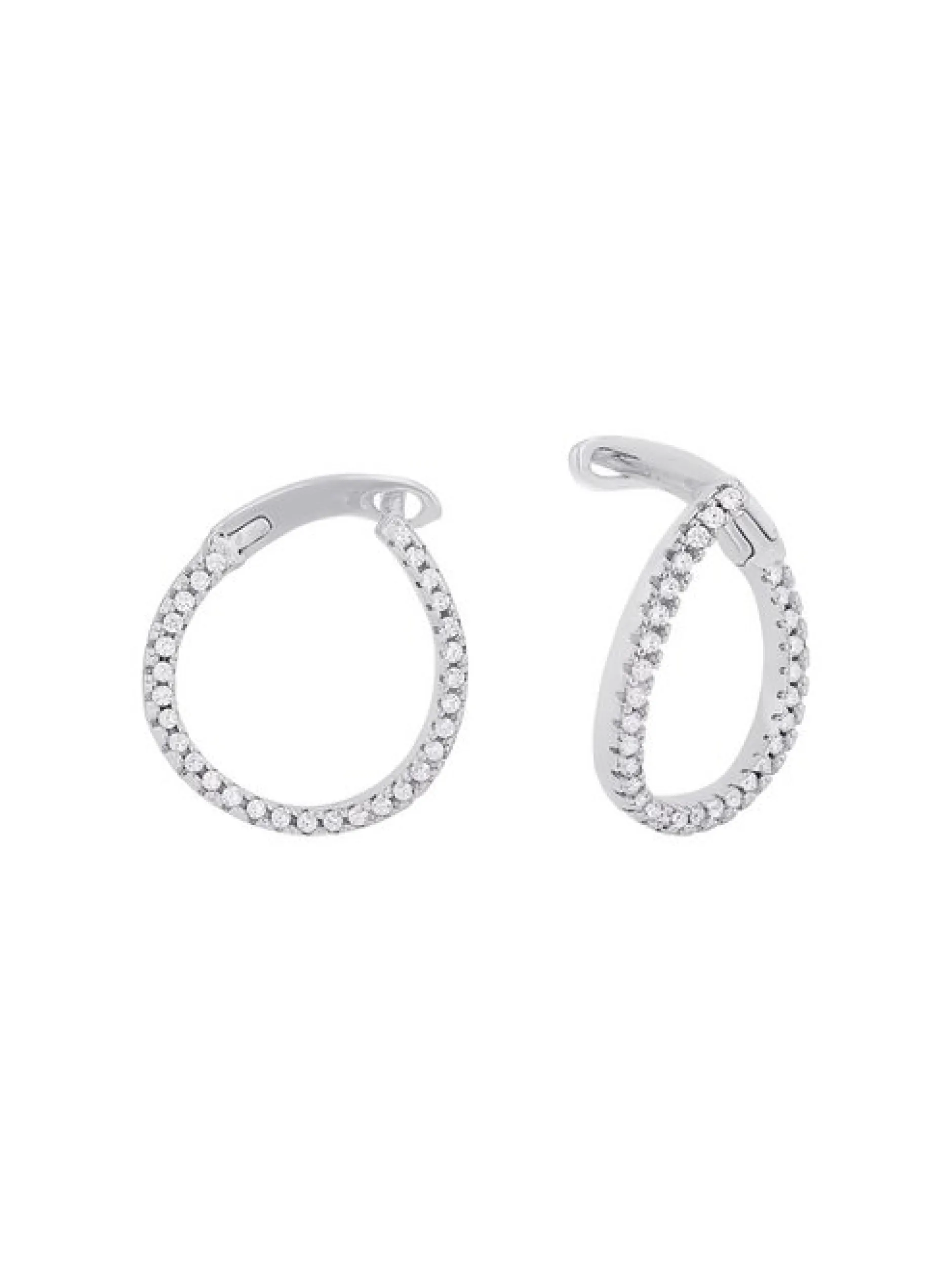 amor Damen Creolen in silber
